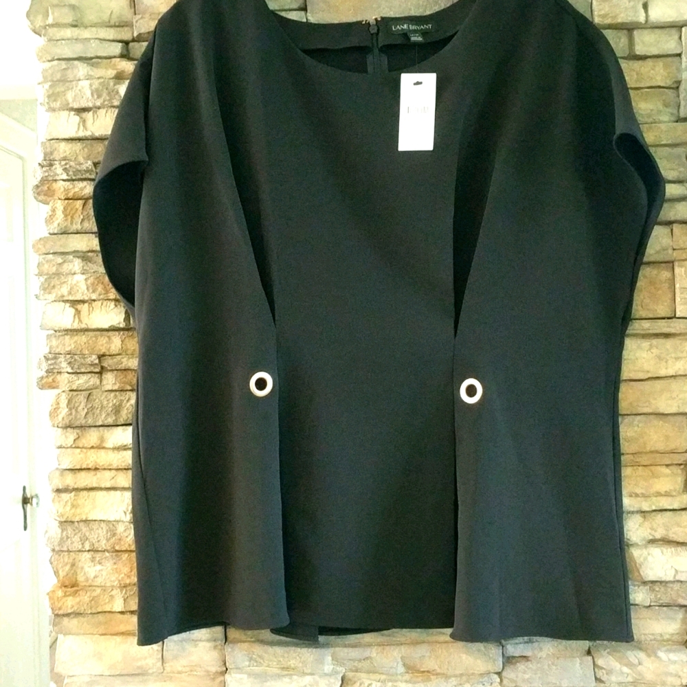 💚💚 Lane Bryant black top nwt